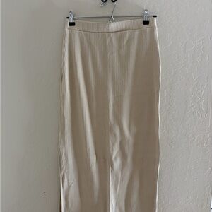 Old Navy Cream Maxi Skirt